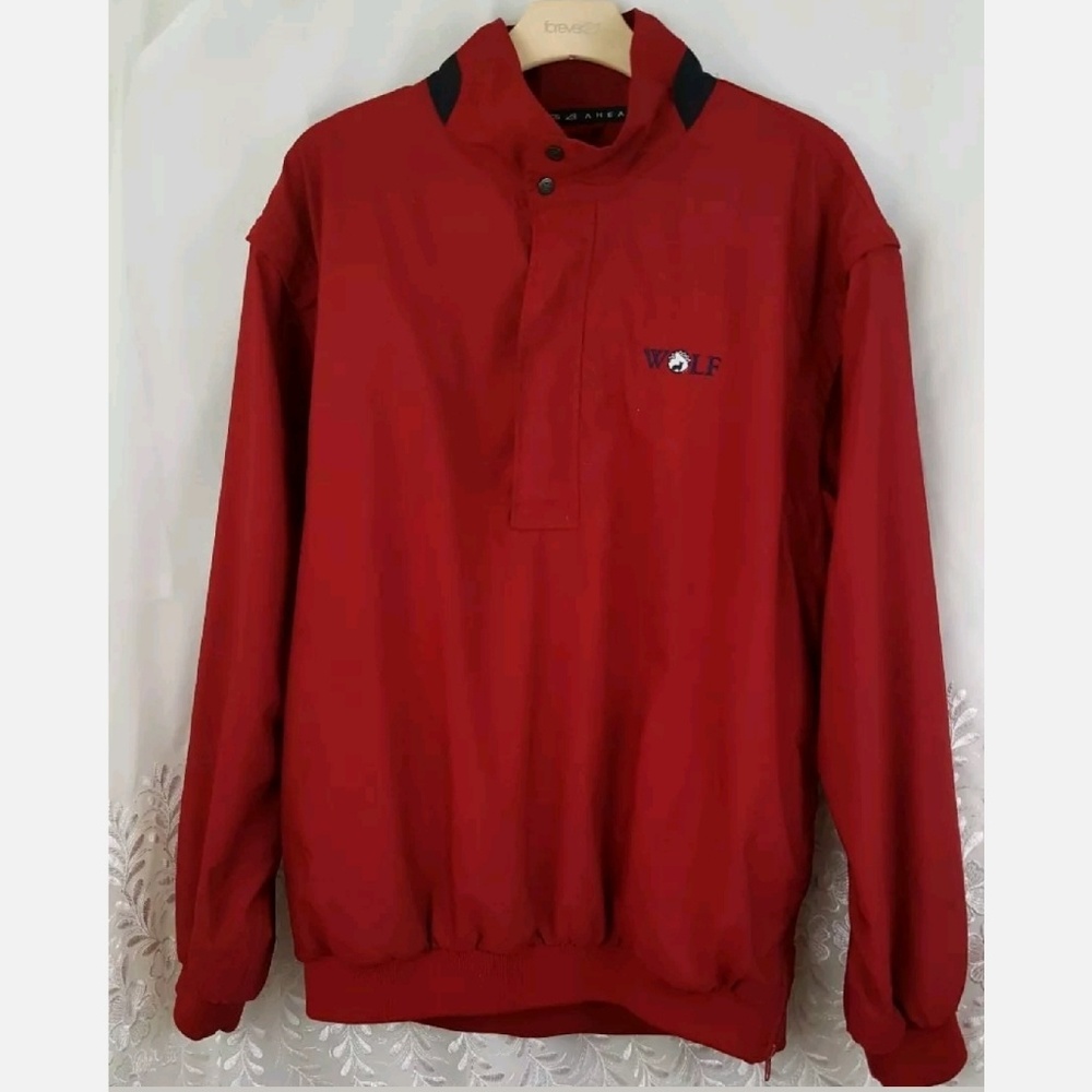 Ahead Authentics Pullover Red Convertible Jacket - image 2